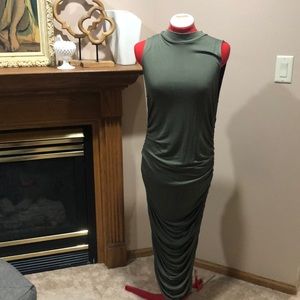 Army green dress